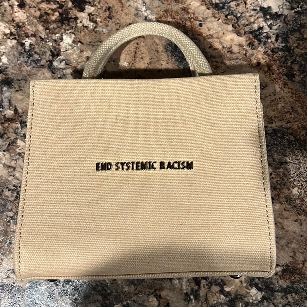 Tan Brandon Blackwood Mini Tote.